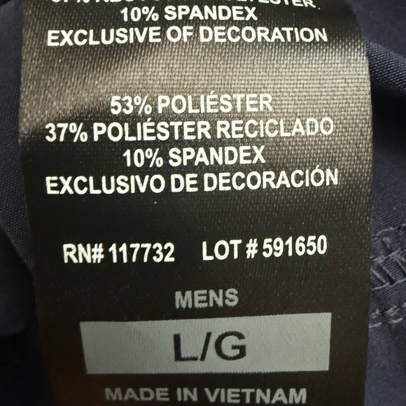 Soybu Men's Woven Jogger Pants, Blue, Size Large - Picture 3 of 3